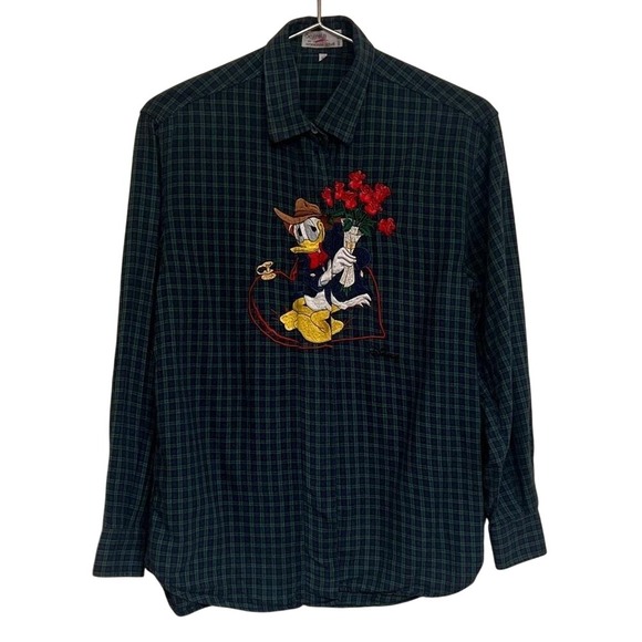 Disney x Segreta by Emmanuel Schvili Tops - Disney x Segreta by Emmanuel Schvili Vintage 90's Embroidered Donald Duck Shirt